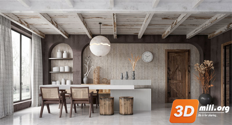Dining Table Set Skp Files